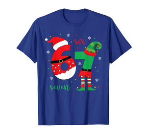 Funny 67 Christmas Costume Pajamas Holiday Outfit T-Shirt
