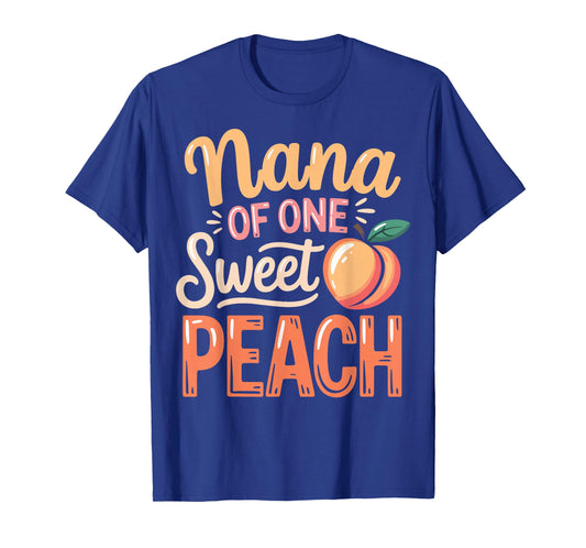 Nana of One Sweet Peach Family Matching T-Shirt
