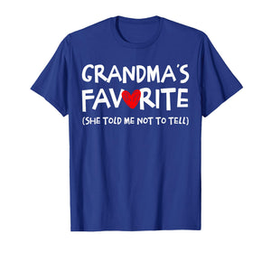 Grandma's Favorite Funny Saying Grandson Granddaughter Humor T-Shirt