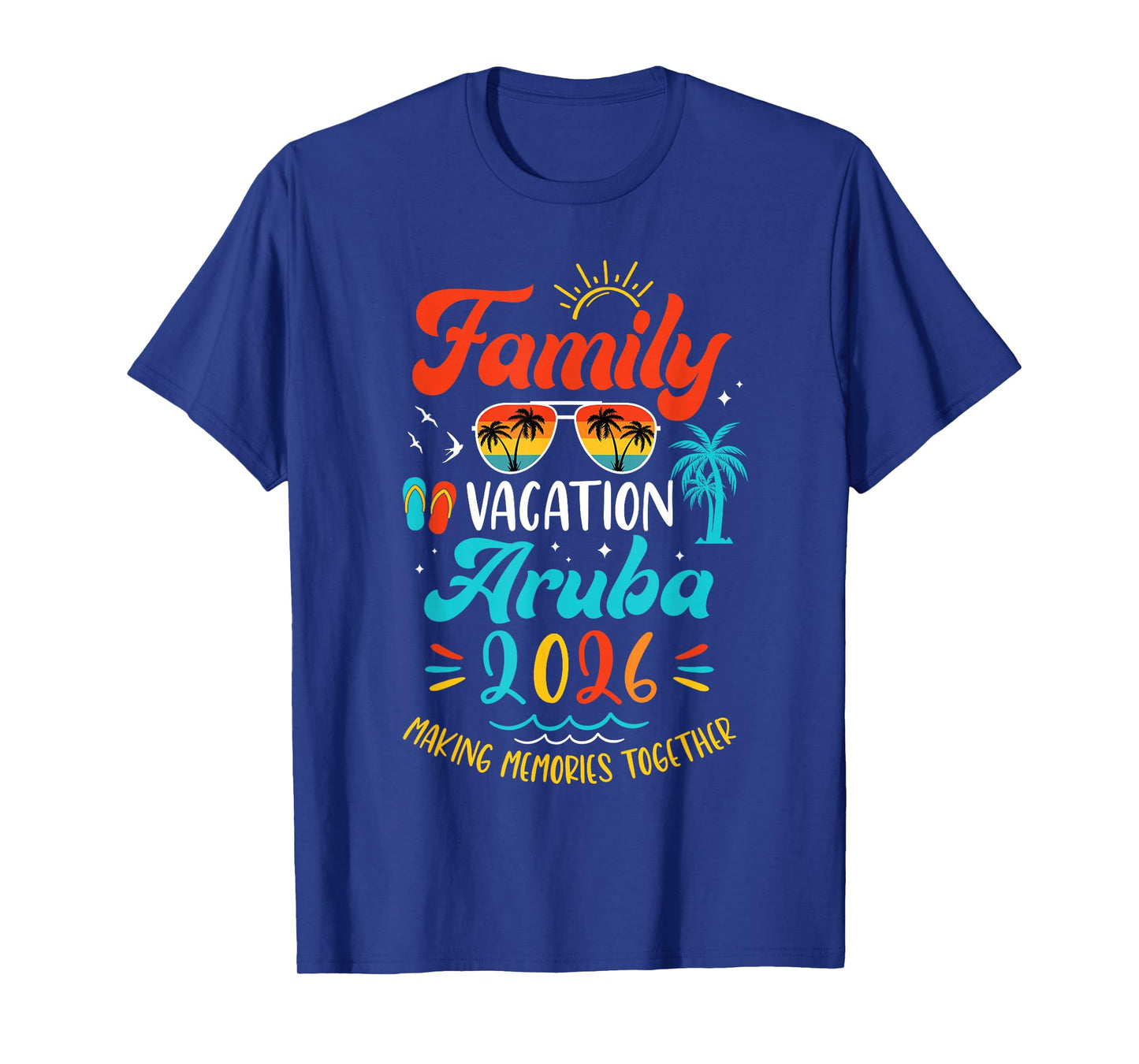 Family Vacation 2026 Aruba Matching Summer Vacation T-Shirt
