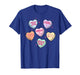 Lactation Consultant Candy Heart Valentines Day IBCLC Crew T-Shirt