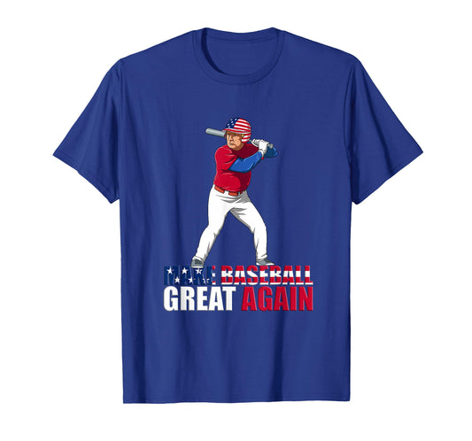 Make Baseball Great Again - Donald Trump Baseball T-Shirt