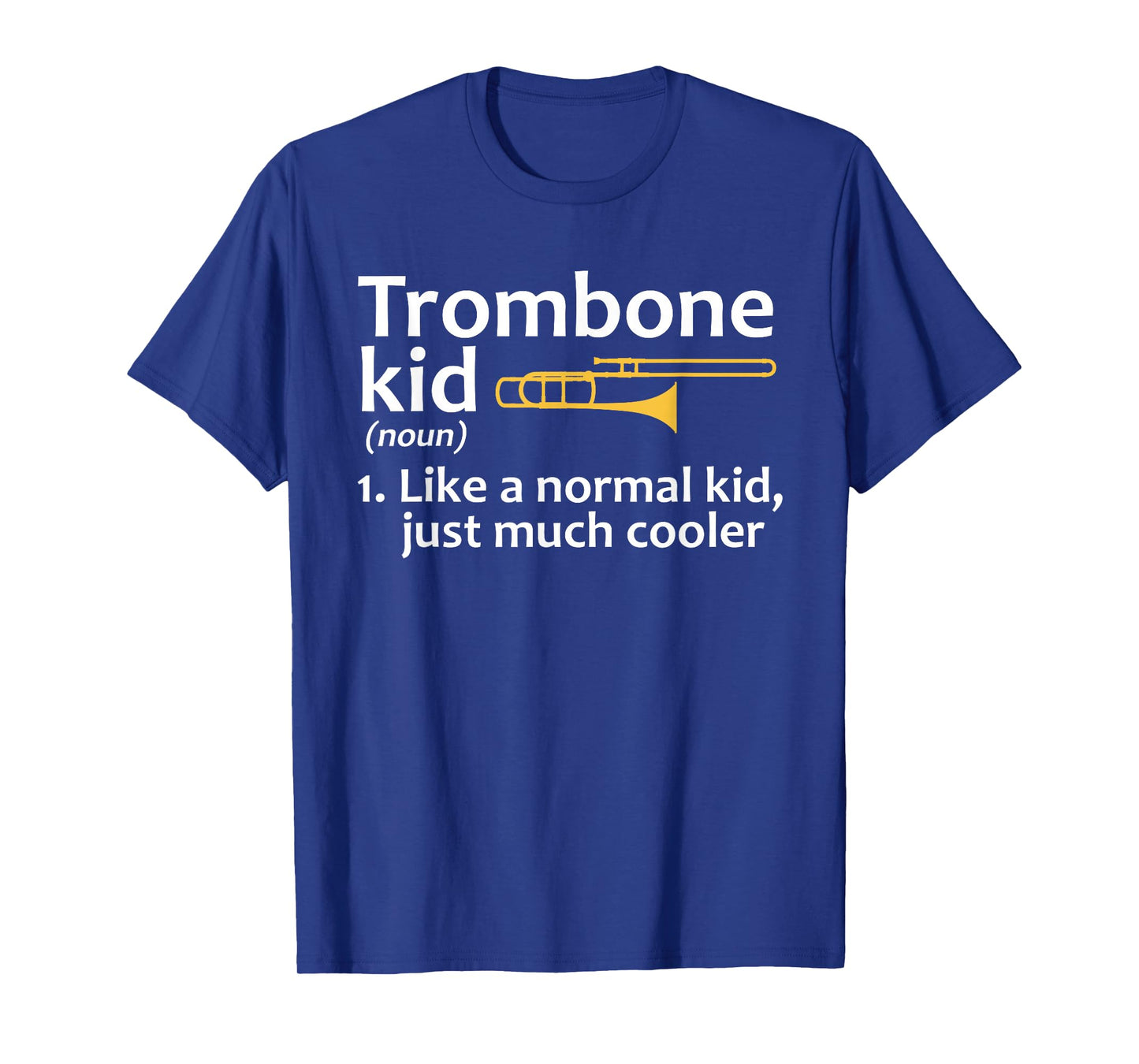 Trombone Art for Kids Boys Girls Instrument Trombone Player T-Shirt