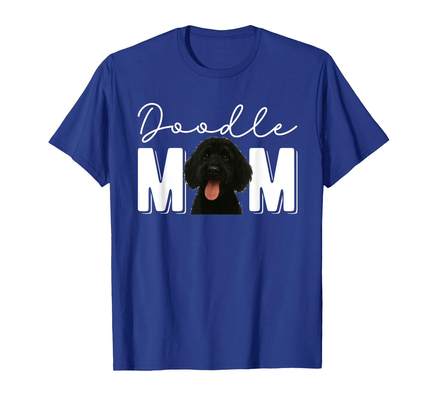 Black Doodle Mom Black Goldendoodle Owner Black Doodle Lover T-Shirt