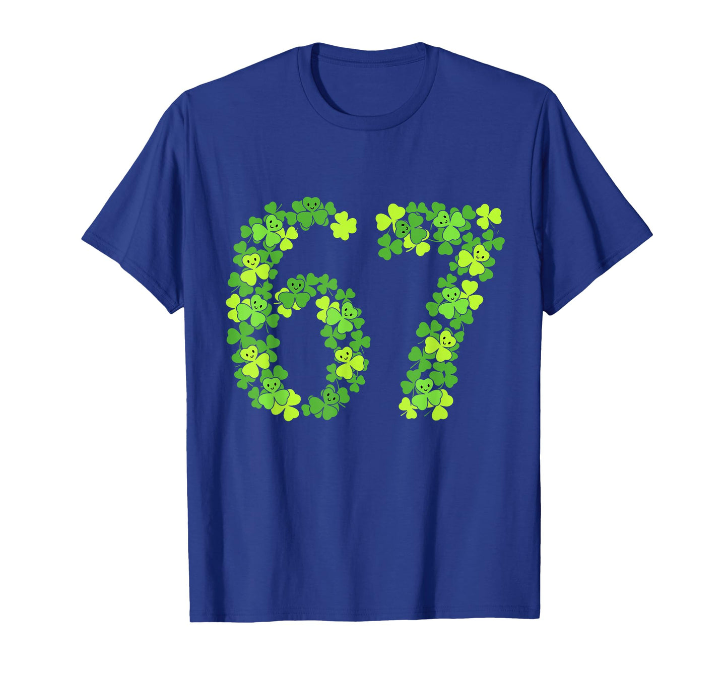 st Patricks Day 67 Shamrock six Seven 6 7 Meme Kids 67 Boys T-Shirt
