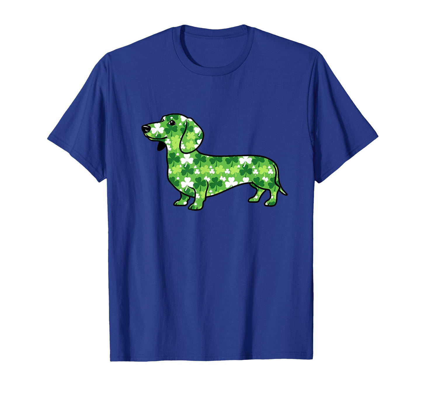 Dachshund Shamrock St Patricks Day Funny Dog T-Shirt