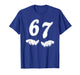 Number 67 Matching Six Seven Meme Funny Halloween Costume T-Shirt