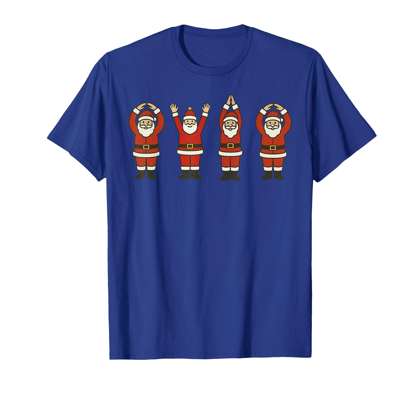 Funny Santa Ohio Midwestern Party O-H-I-O Christmas Season T-Shirt