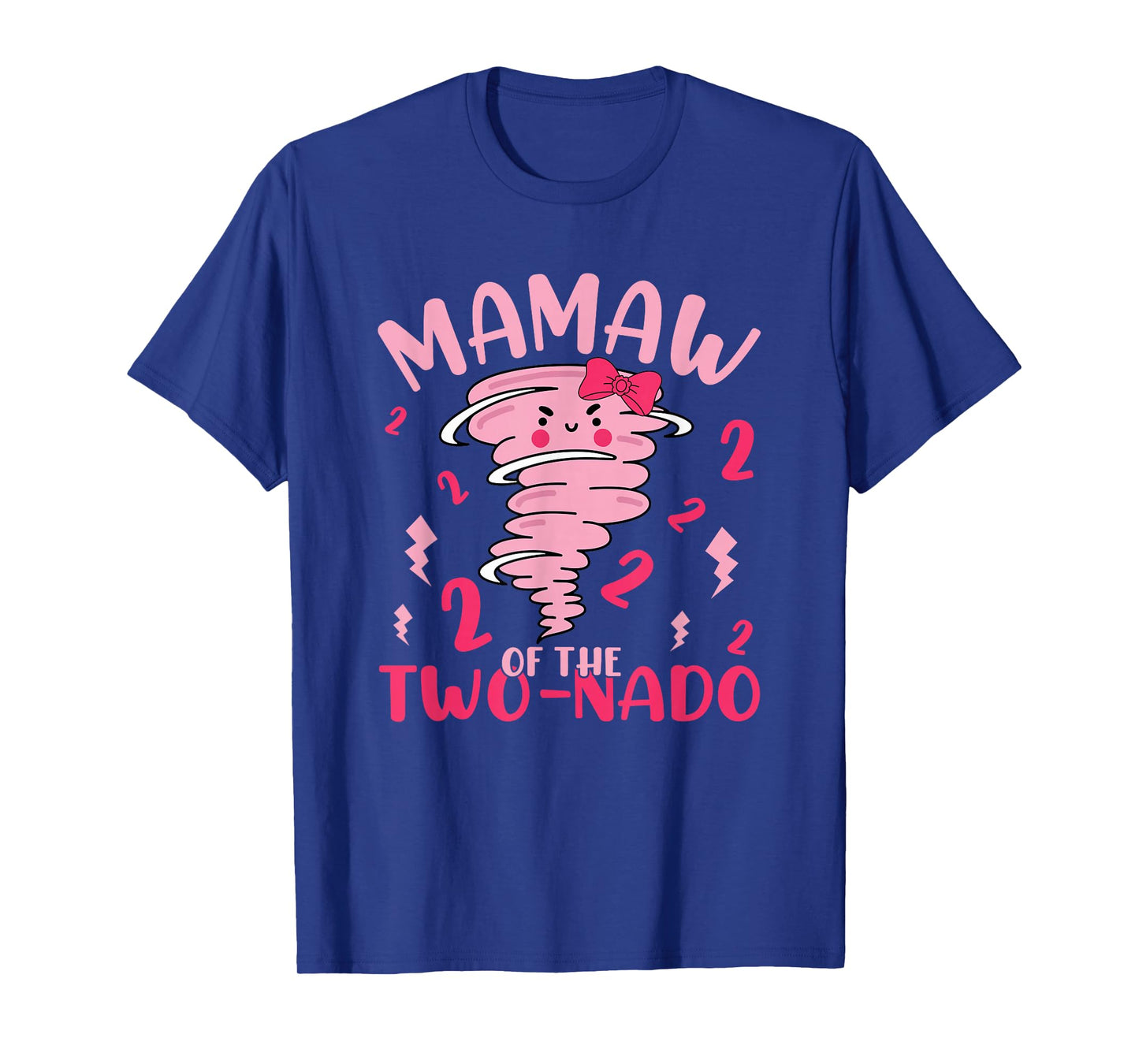 Mamaw of The Two-nado Tornado Theme 2nd Birthday Party T-Shirt