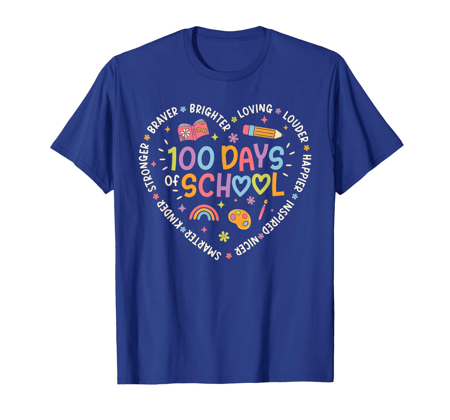 100 Days of School Teacher 100th Day of School Kids Girls T-Shirt