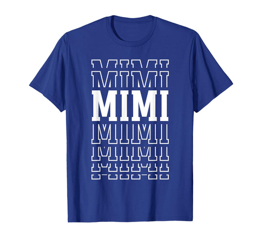 Mimi Funny Layered Text Mother's Day Grandma T-Shirt