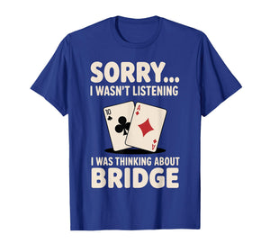 Cool Bridge Player Art for Men Women Card Game Player Bridge T-Shirt