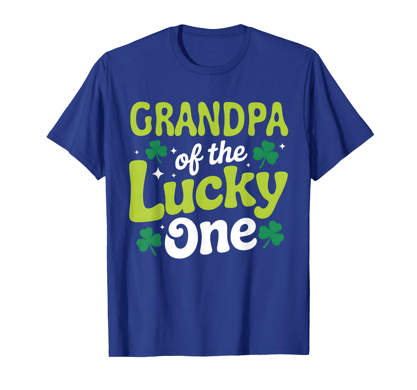 Grandpa of The Lucky One First Birthday St Patrick's Day T-Shirt