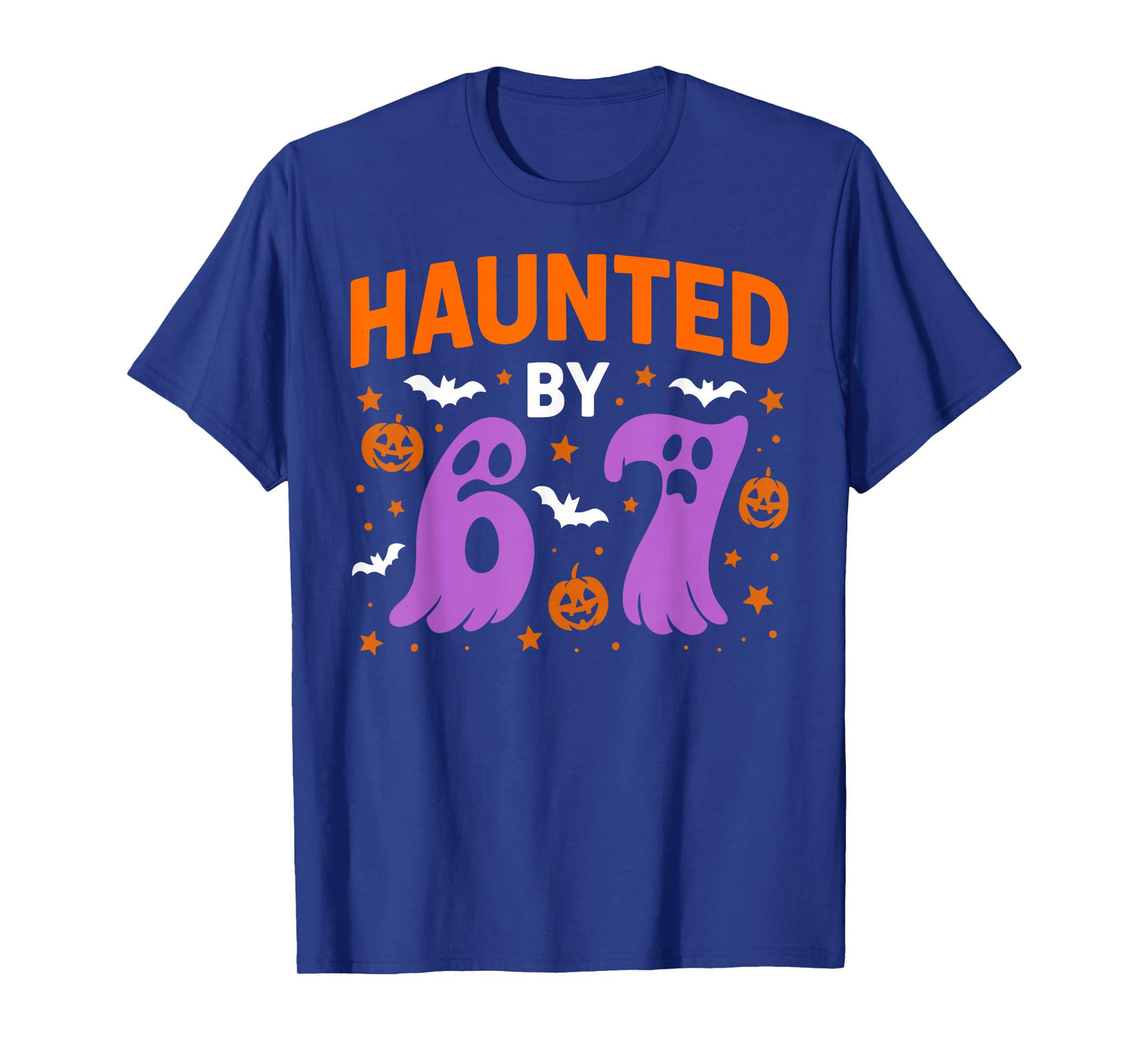 Halloween Haunted by 67 Shirt Funny Haunted by 6-7 Funny 6 7 T-Shirt