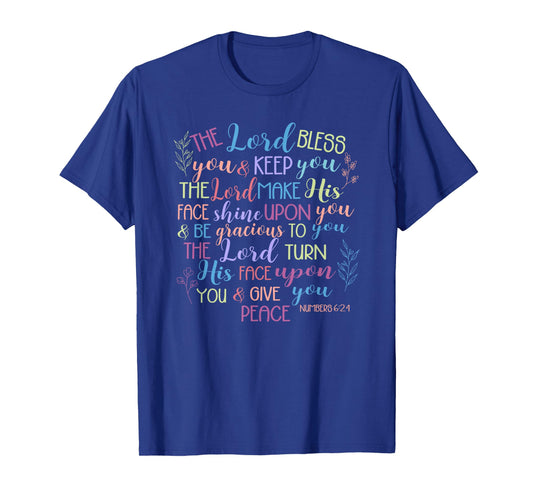 The Lord Bless and Keep You – Numbers 6:24 Bible Verse Gift T-Shirt