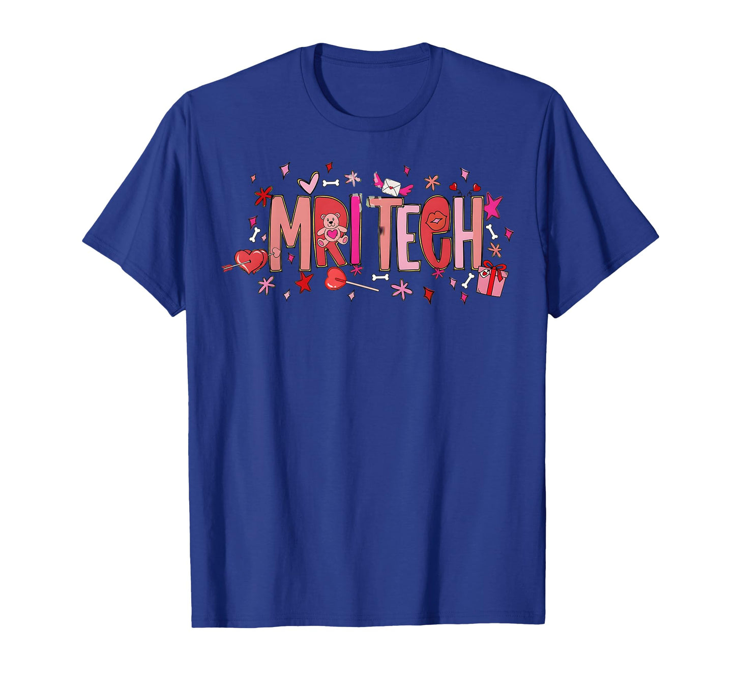 MRI TECH RAD TECH X RAY Team Nurse RN CNA MA Valentine Valen T-Shirt