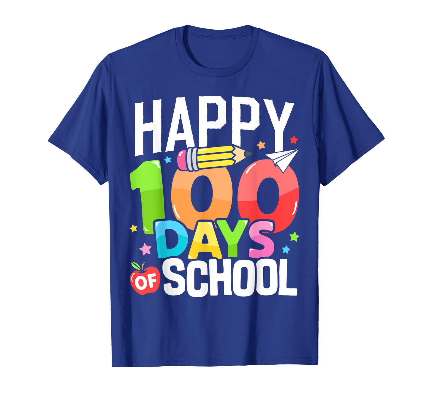 Happy 100 Days of School Teacher 100th Day of School Kids T-Shirt
