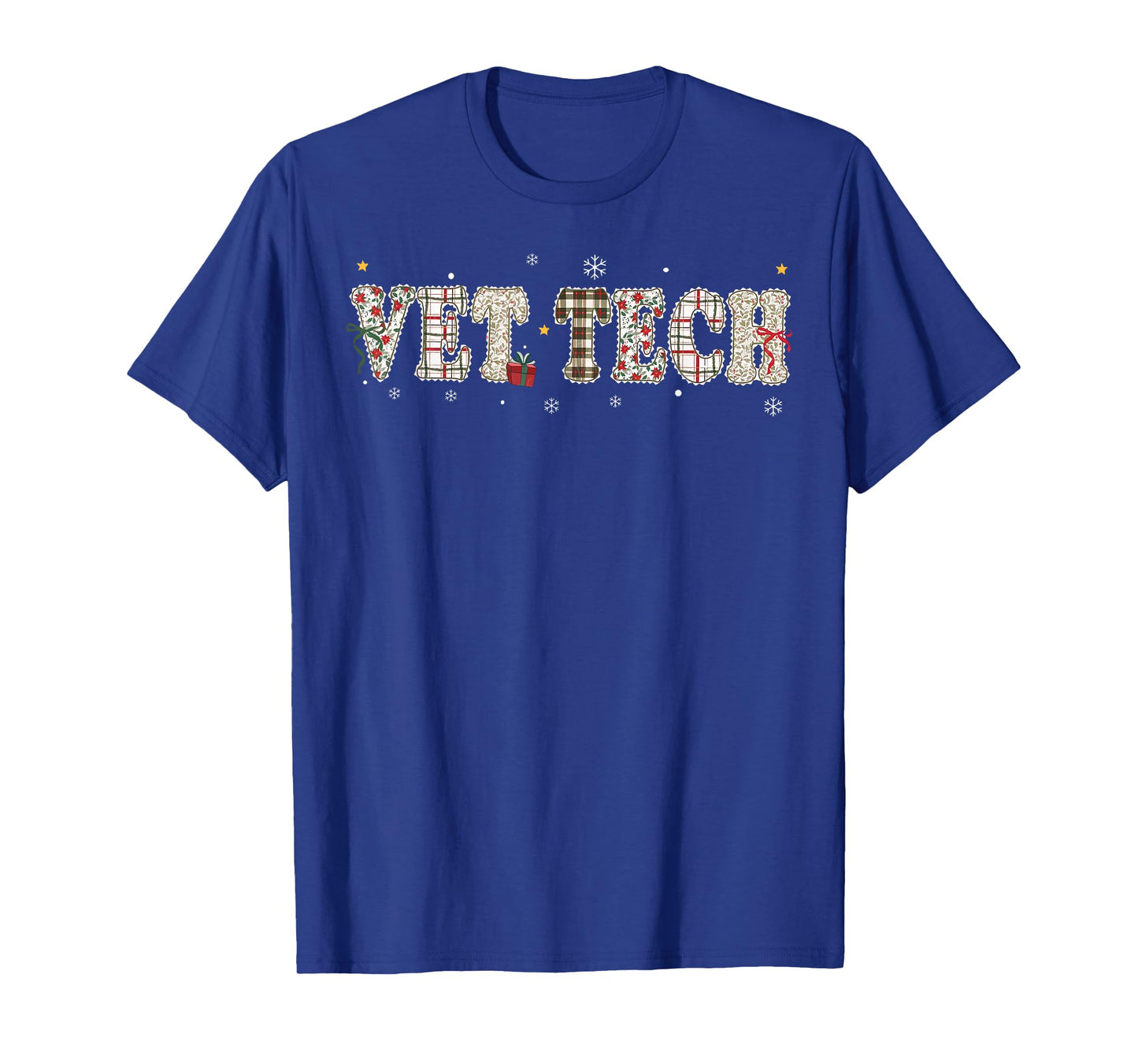 Christmas Vet Tech Coquette Bow Veterinary Technician Xmas T-Shirt