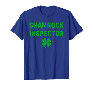 Shamrock Inspector Funny St Patricks Day Couple T-Shirt