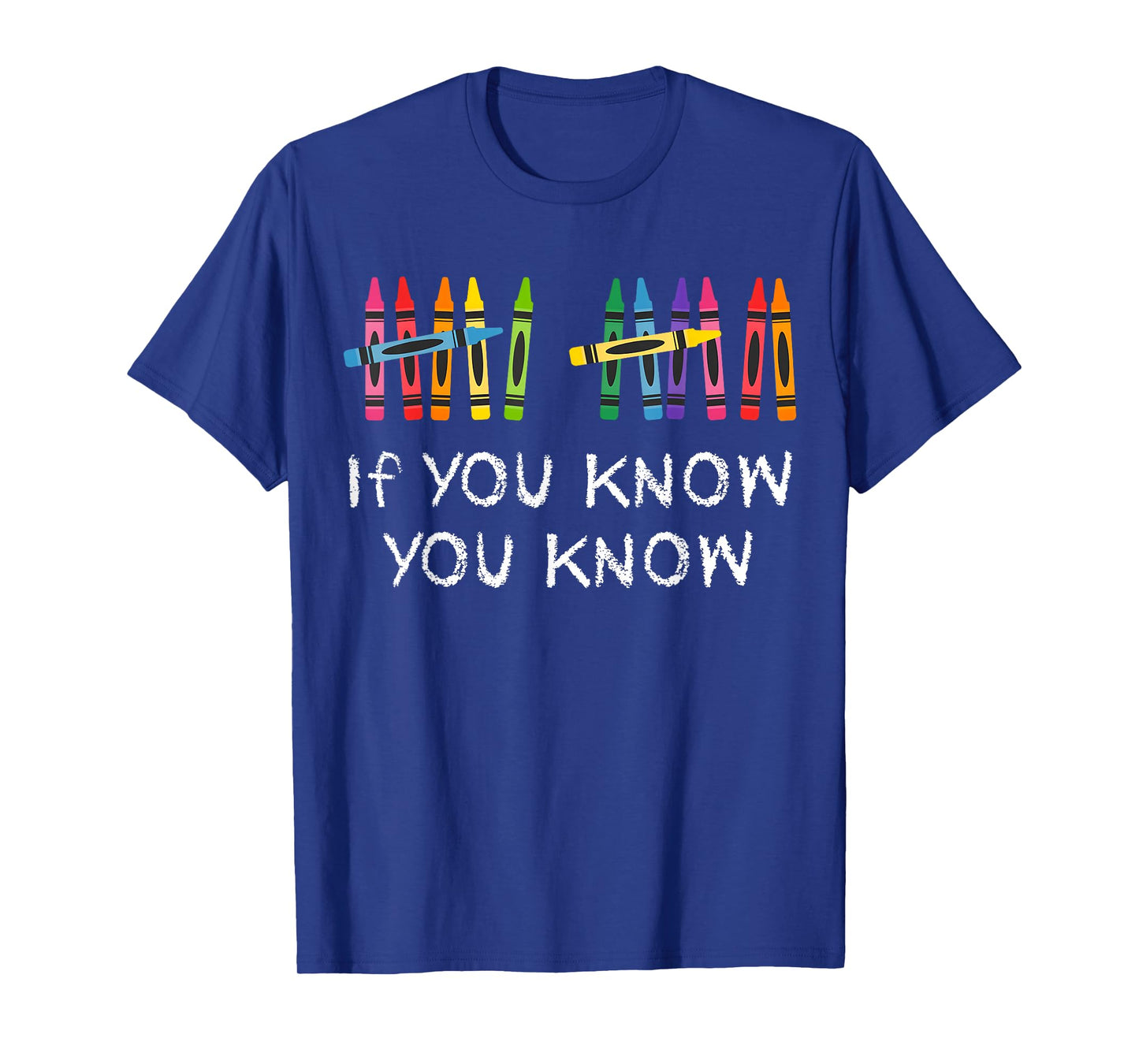 Funny Six Seven 6 7 Meme Tally Marks Crayons Teacher Kids T-Shirt