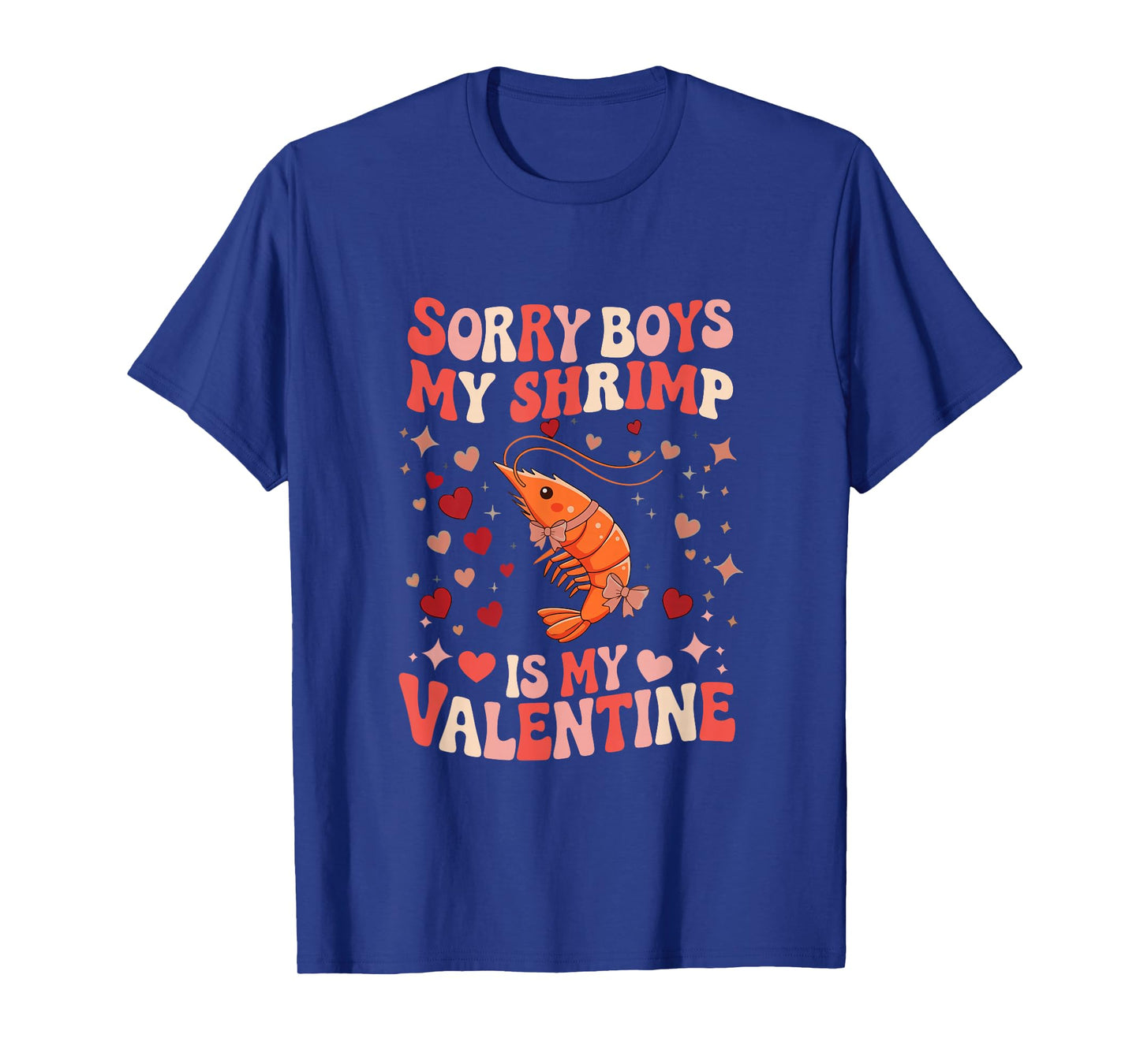 Sorry Shrimp is My Valentine Joke Boys Cute Animal Lover T-Shirt