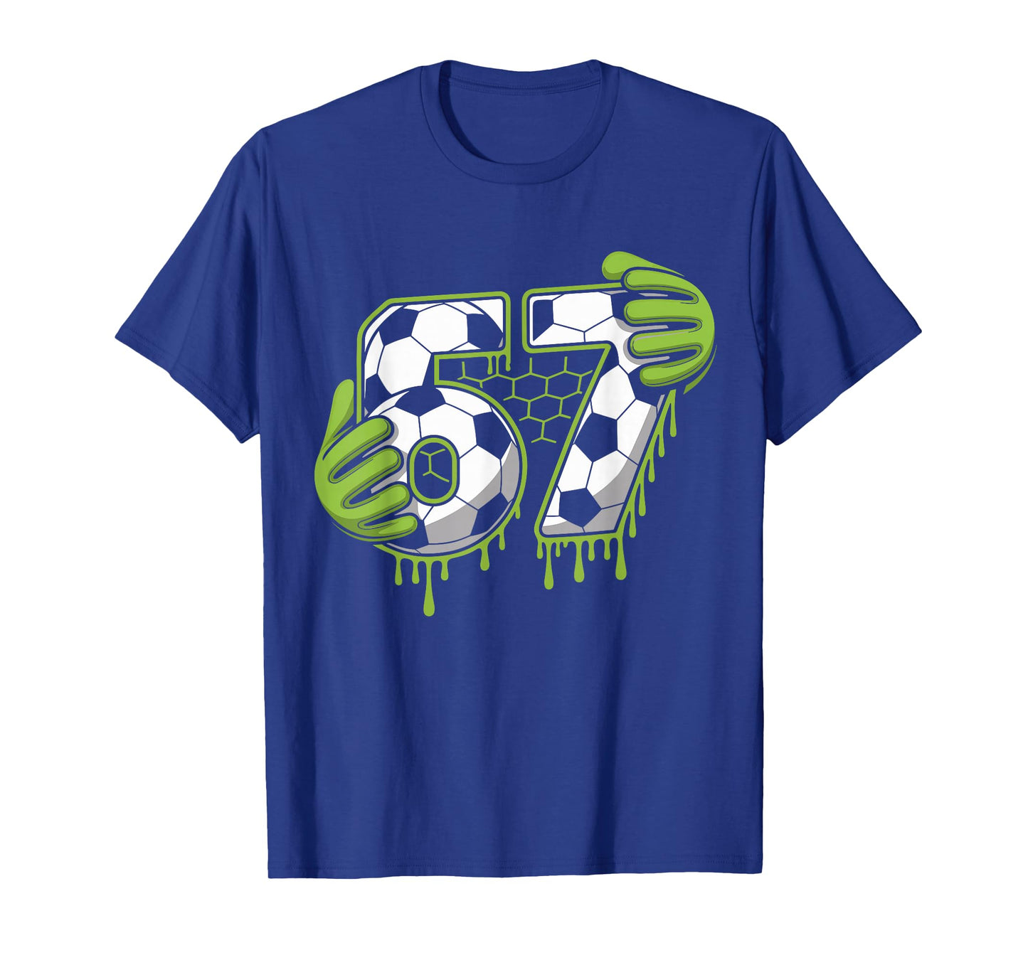 Soccer 67 Six Seven Alpha Slang 6 7 Meme Kids Teachers Boys T-Shirt