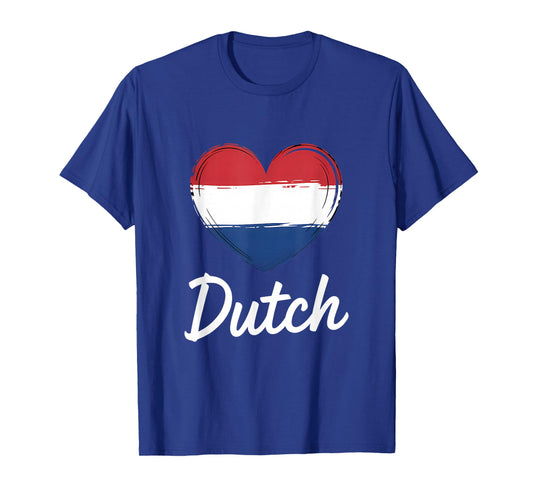 Dutch Heart Netherlands Flag T-Shirt