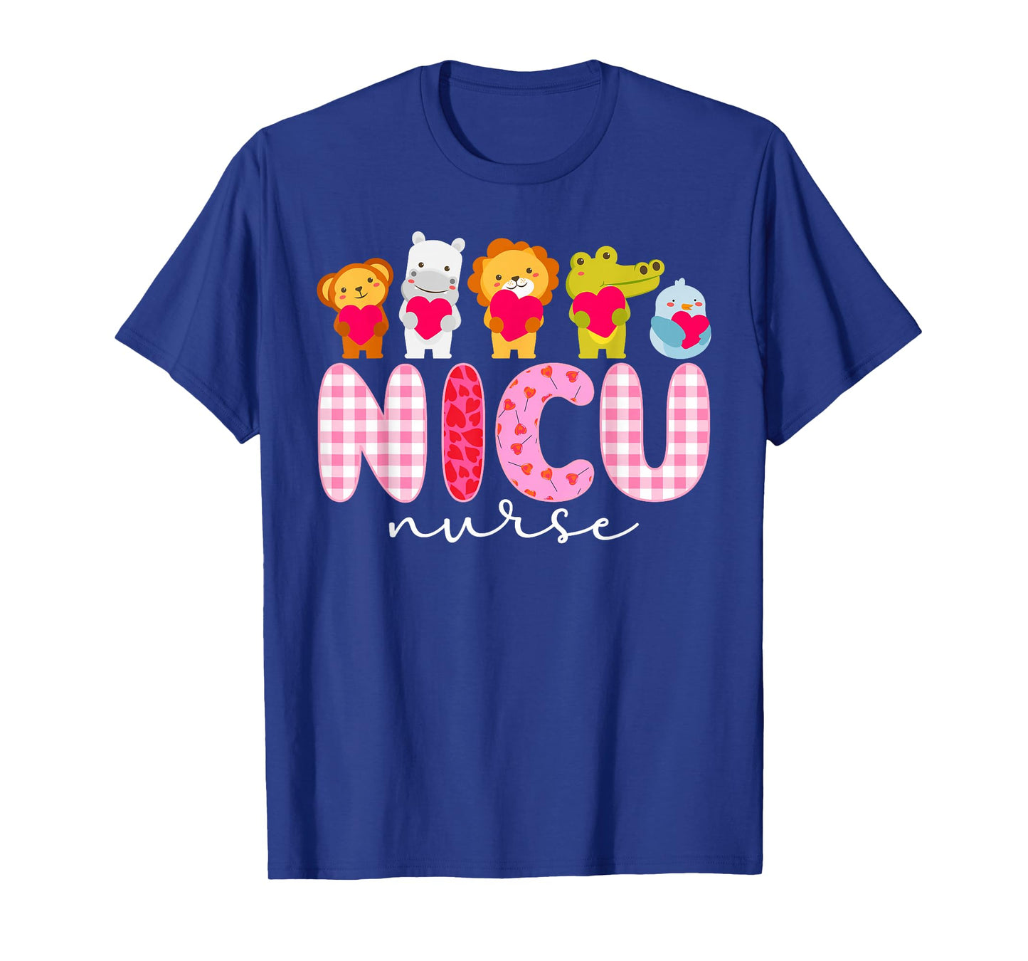NICU Nurse Valentine Neonatal ICU Nurse Valentines Day T-Shirt