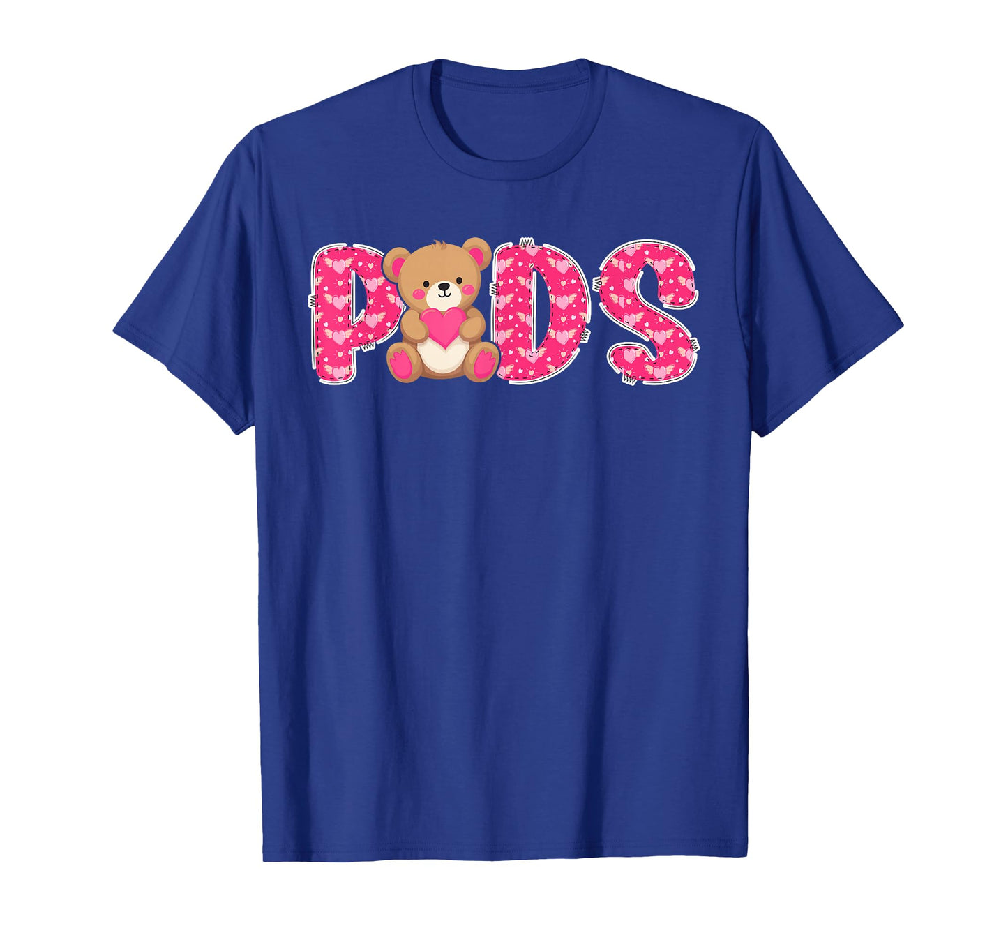 Peds Valentine Pediatric Nurse Valentines Day Peds Nurse T-Shirt