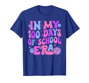 in My 100 Days of School Era Retro Disco 100th Day of School T-Shirt