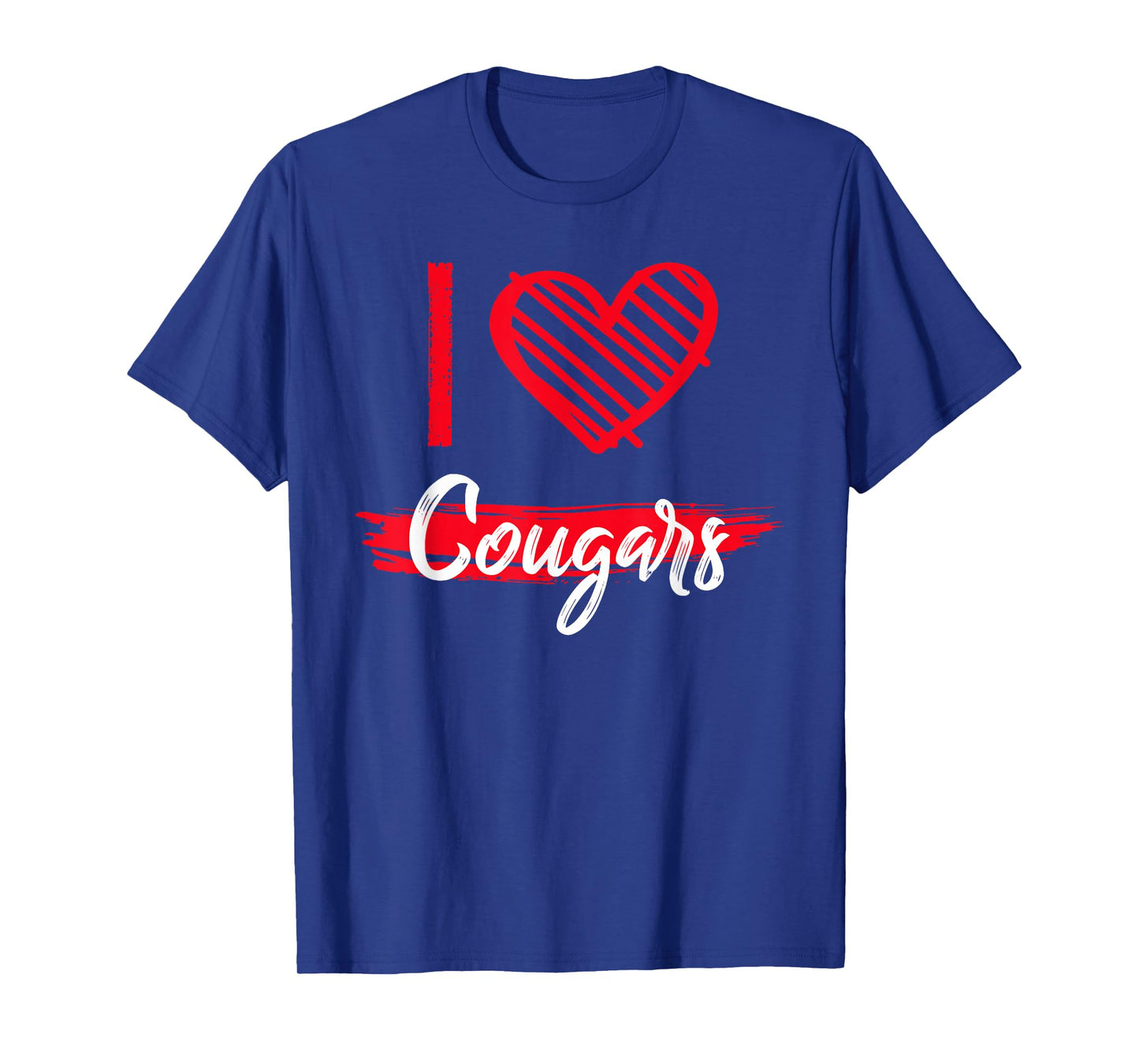 I Love Cougars T-Shirt I Heart Cougars T-Shirt