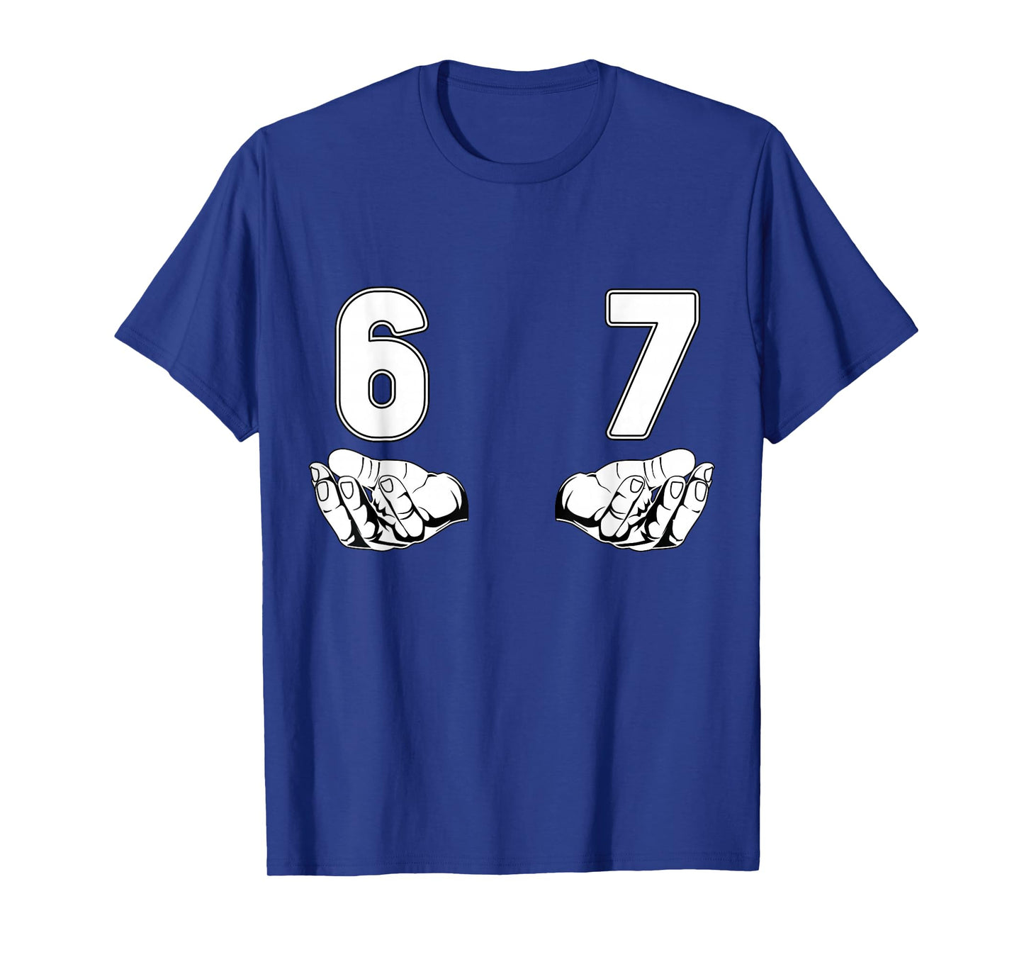 Funny Six Seven gen Alpha Slang Meme 6 7 Costume T-Shirt