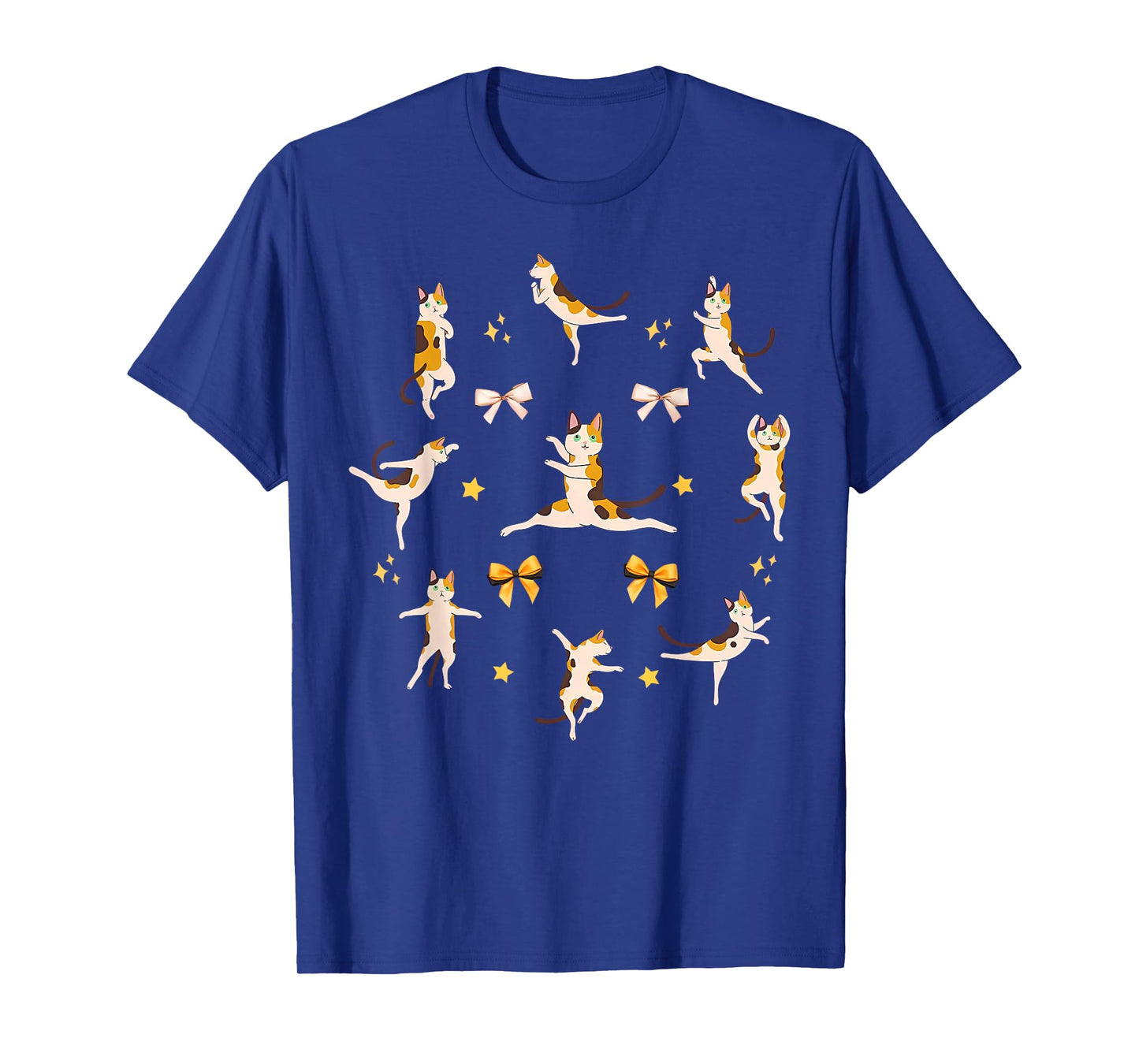 Cute Ballet Kitten Cat Dancing Ballerina Ballet Teacher Bow T-Shirt