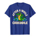 Cool Crocodile Art for Men Women Croc Lover Crocodile Hunter T-Shirt