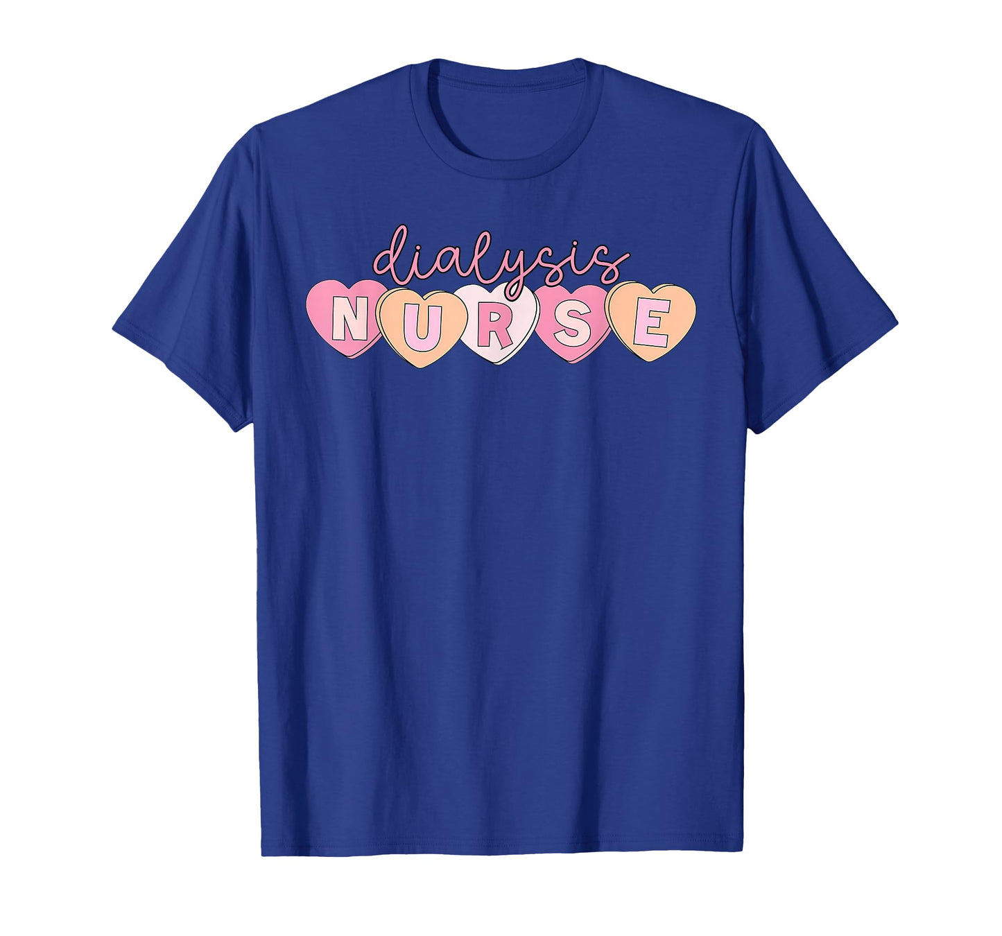 Heart Dialysis Nurse Valentine Kidney Nephrology Nursing RN T-Shirt