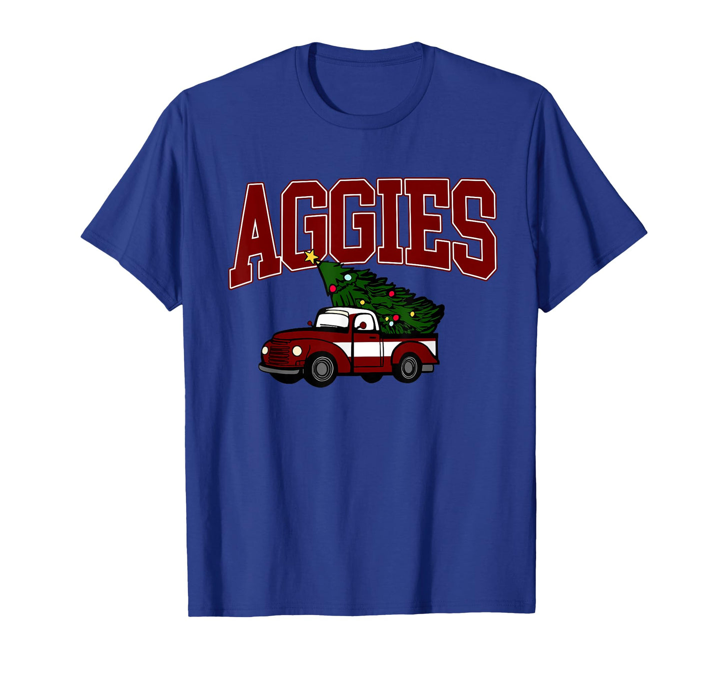Retro Aggies Men Women Kids Pajamas Ugly Christmas T-Shirt