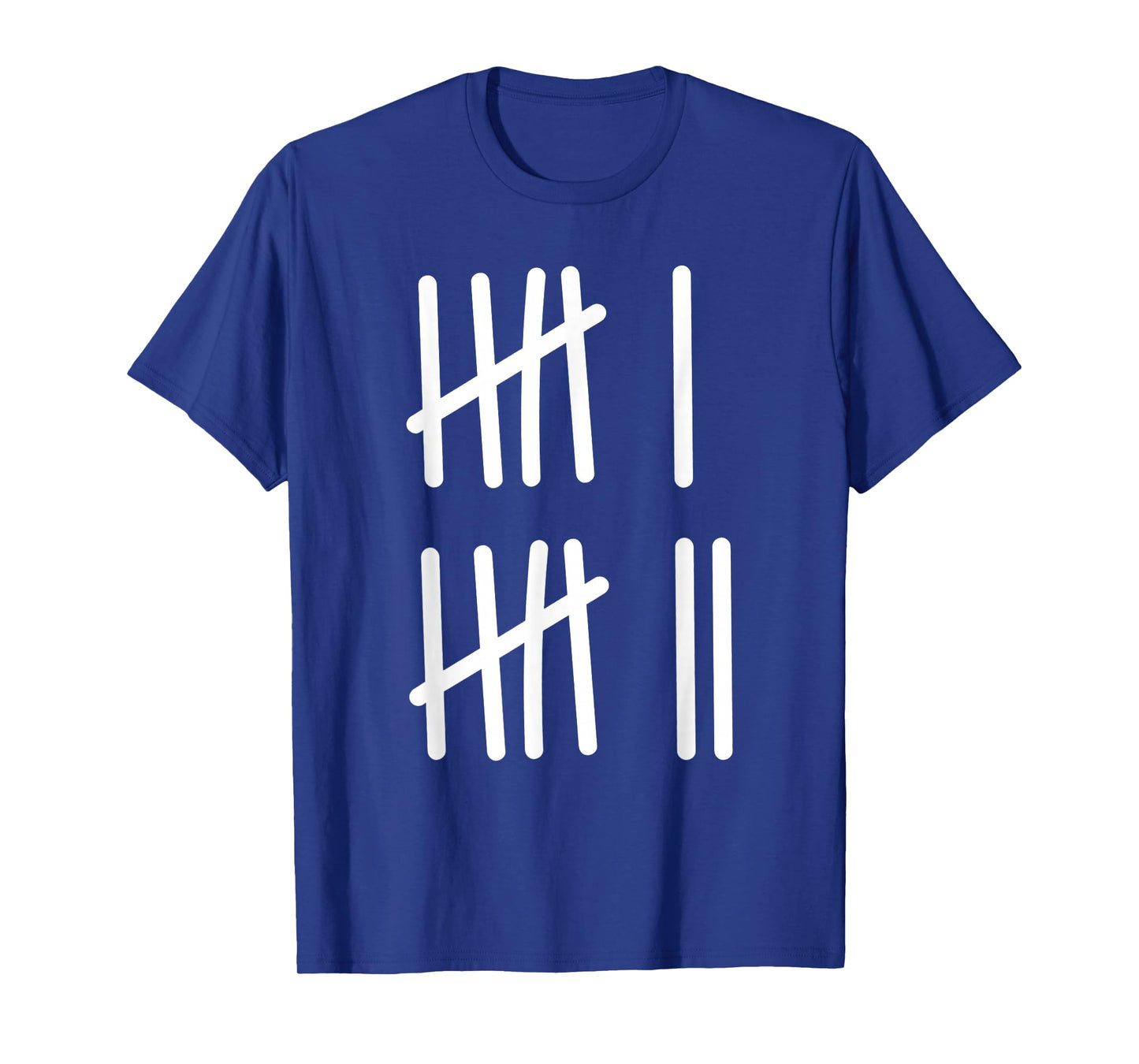 Six Seven 6 7 Meme Tally Marks Counting Gen Alpha Slang Math T-Shirt