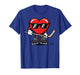 Valentines Day Ice Hockey Heart Boys Kids Youth Men Teen T-Shirt