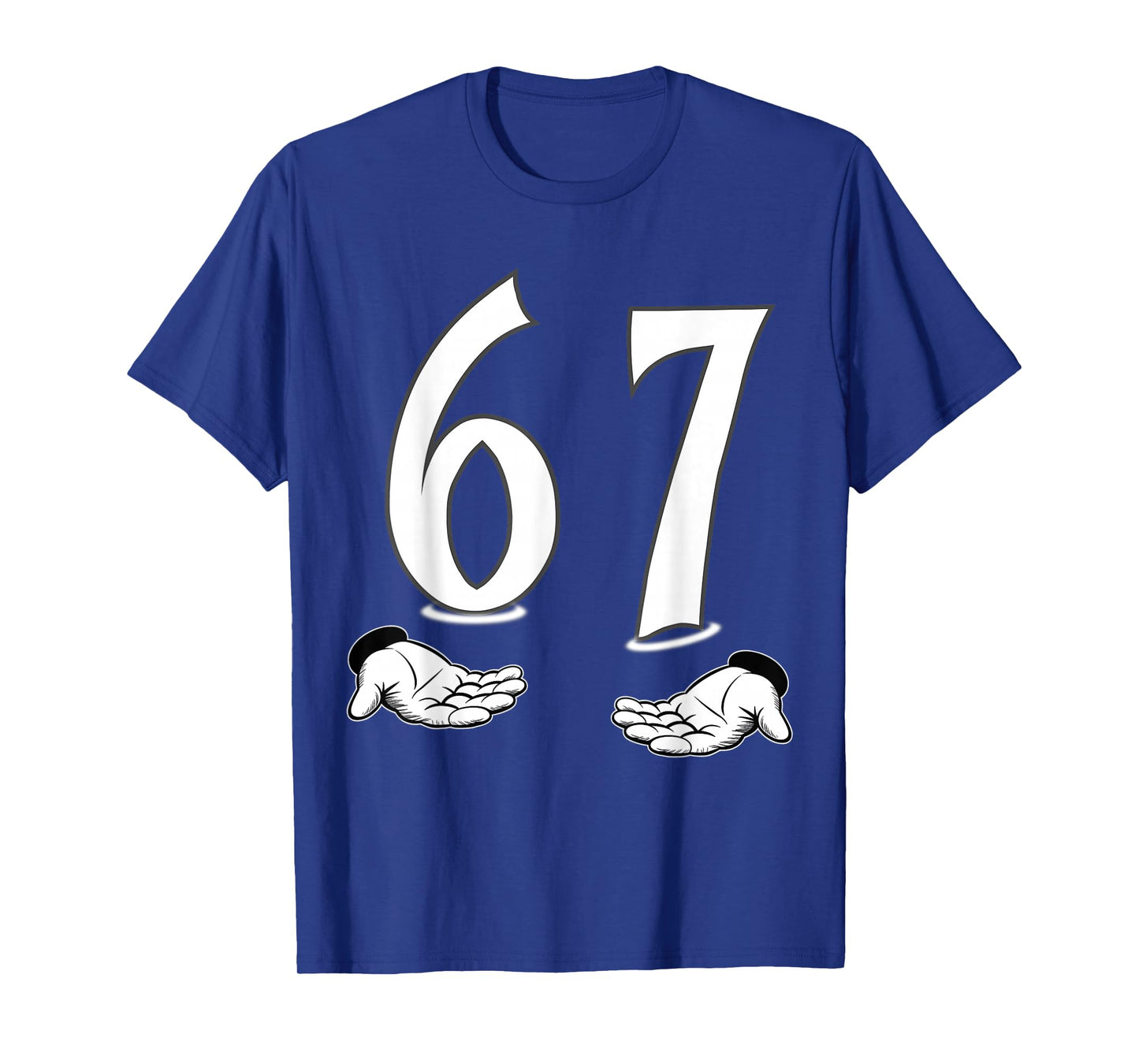 Funny Six Seven 6 7 Meme Gen Alpha Slang six Seven 67 T-Shirt