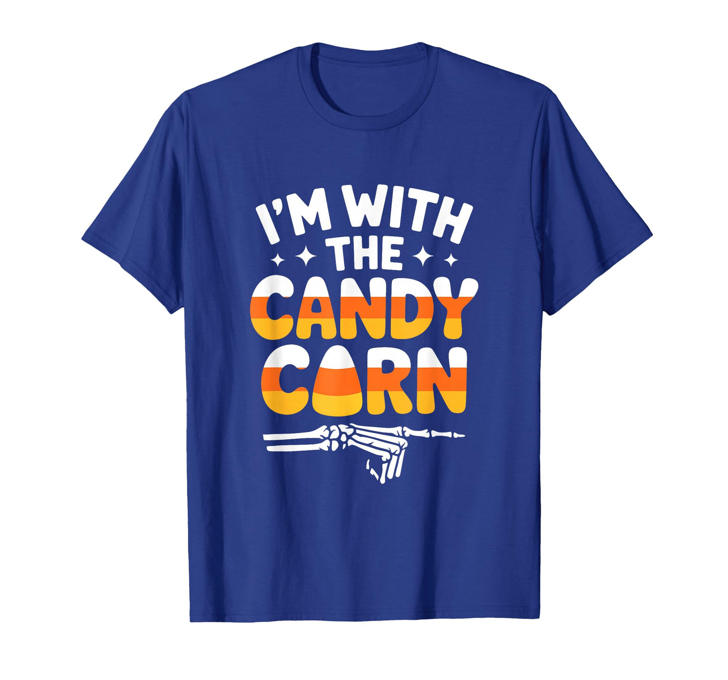 I'm with The Candy Corn Adult Men Women Boys Girls Costume T-Shirt