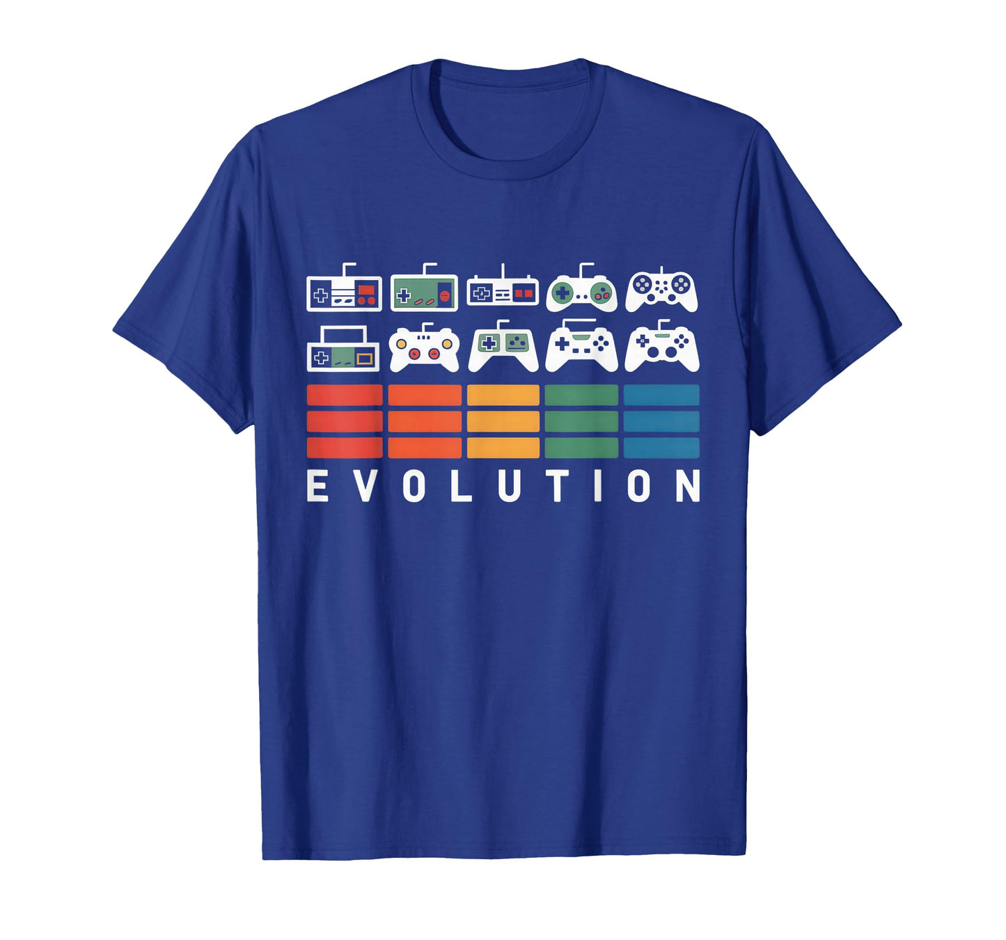 Video Game Controller Evolution 80s 90s Retro Gaming Gamer T-Shirt