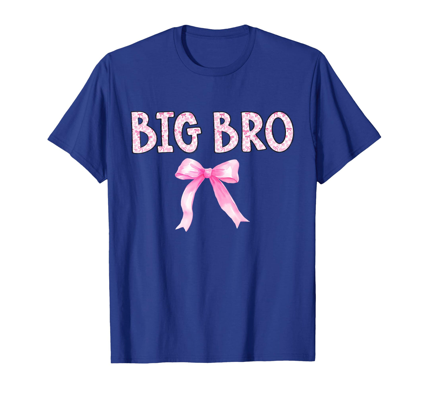Big Bro Birthday Squad Matching Coquette Bow Family Party T-Shirt