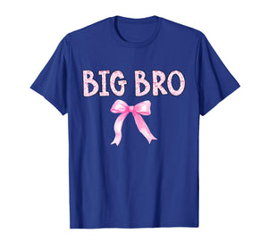 Big Bro Birthday Squad Matching Coquette Bow Family Party T-Shirt