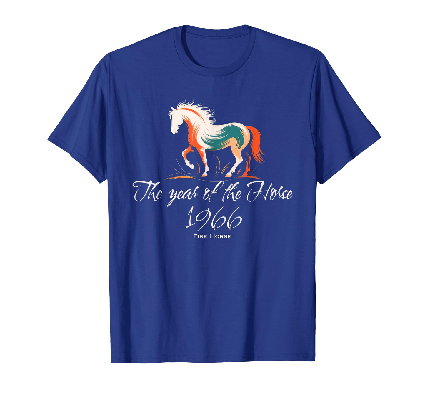 Year of The Horse 1966 Fire Horse 1966 Birthday Design T-Shirt