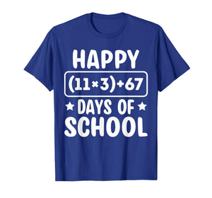 Funny 100 Days School Math Equation 100 Six Seven 67 Meme T-Shirt