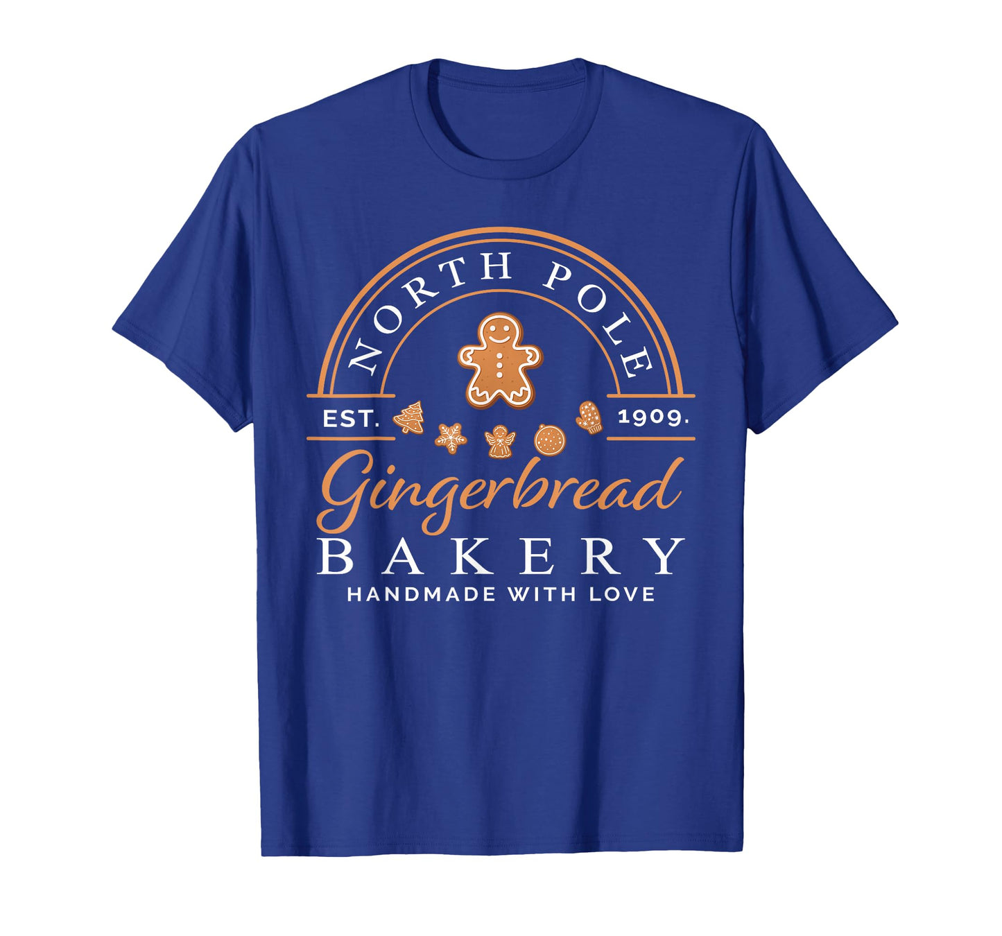 North Pole Gingerbread Bakery Baking Christmas Party Team T-Shirt