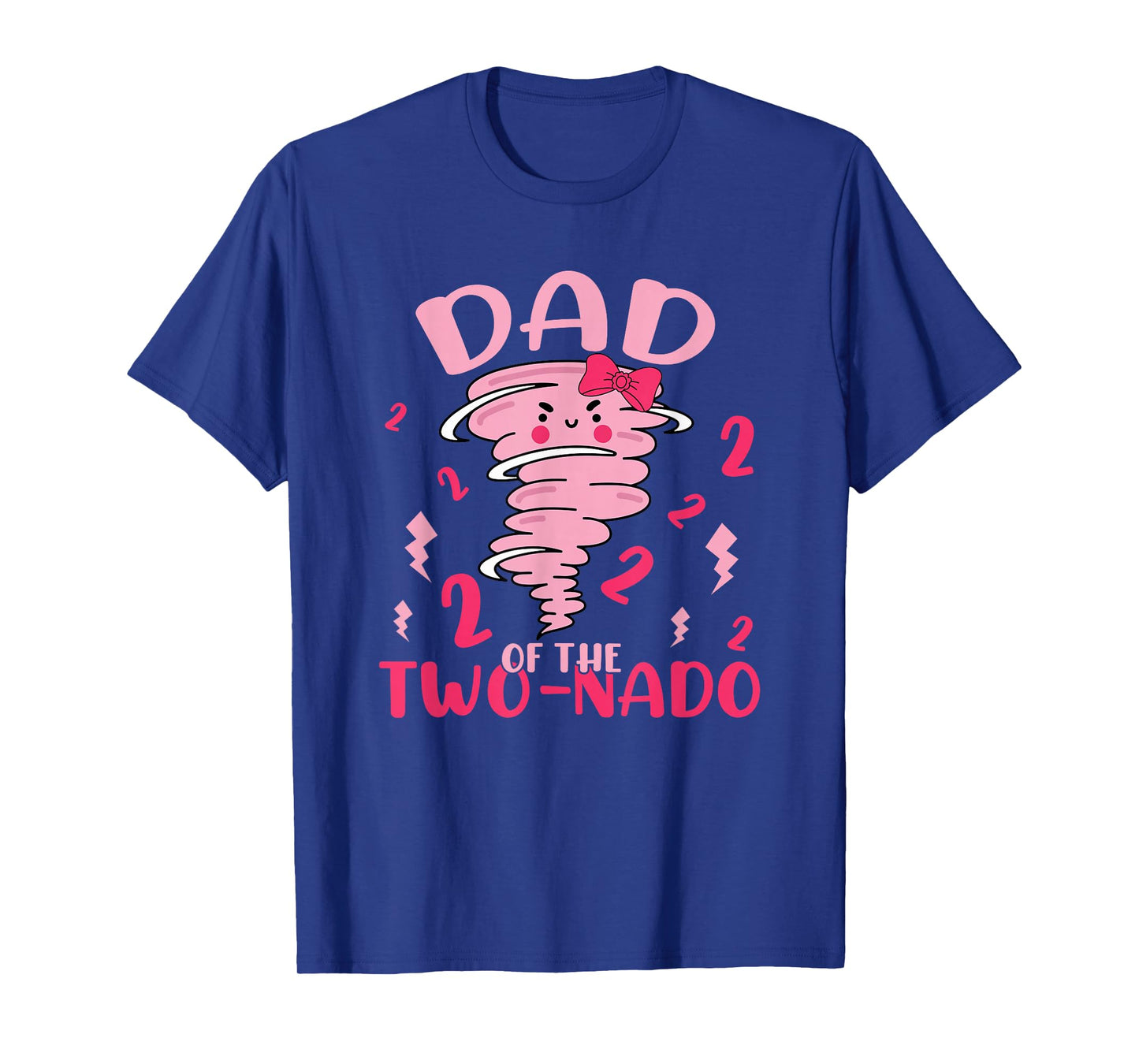 Dad of The Two-nado Tornado Theme 2nd Birthday Party T-Shirt