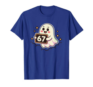 Cartoon Ghost 67 Meme T-Shirt