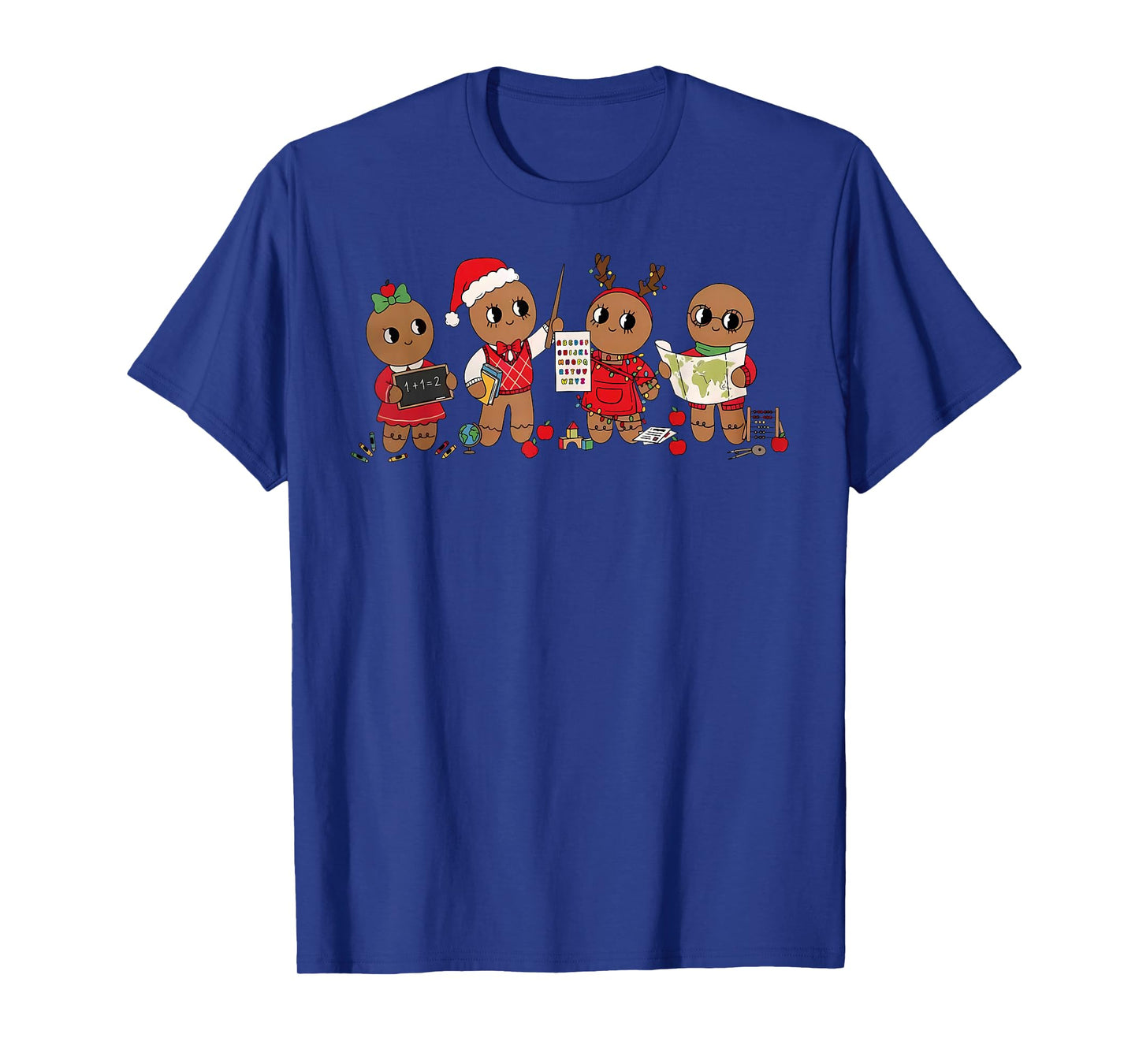 Cute Gingerbread Classroom Christmas Holiday Teacher School T-Shirt