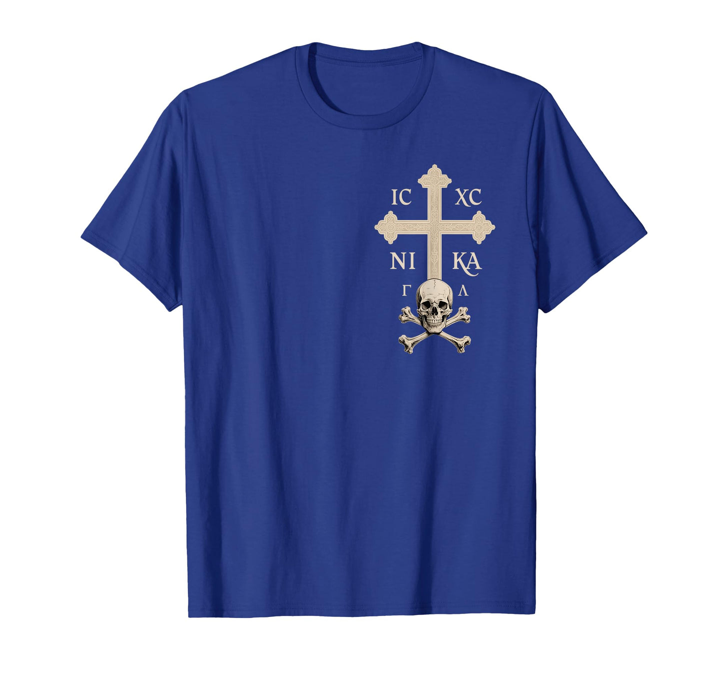 Christian Orthodox Cross - Skull of Adam T-Shirt
